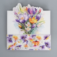 Пакет подарочный, упаковка, «От всего сердца», цветы, 25 х 26 х 10 см Пакет подарочный, упаковка, «От всего сердца», цветы, 25 х 26 х 10 см