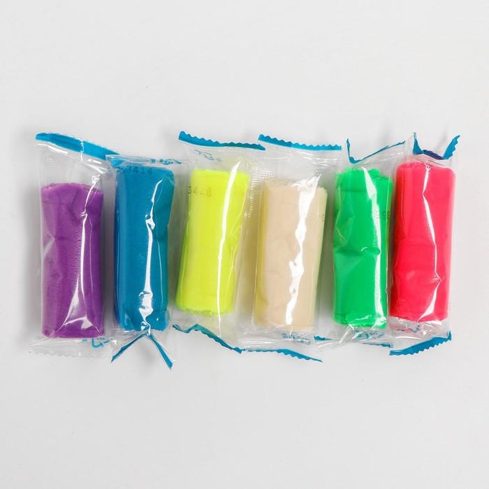 Тесто-пластилин, 6 цветов