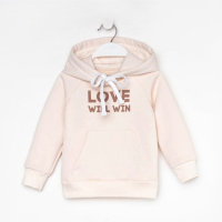 Худи для девочки KAFTAN "Dream", размер 32 (110-116), цвет бежевый