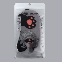 Маска для сна «ЛАПКИ», 19,5 × 9,5 см, резинка одинарная, цвет МИКС Маска для сна «ЛАПКИ», 19,5 × 9,5 см, резинка одинарная, цвет МИКС