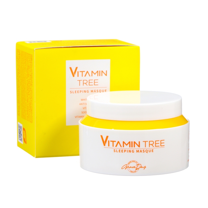 Маска для лица Grace Day ночная, омолаживающая и успокаивающая, с витаминами, 100 мл Маска для лица Grace Day ночная, омолаживающая и успокаивающая, с витаминами, 100 мл