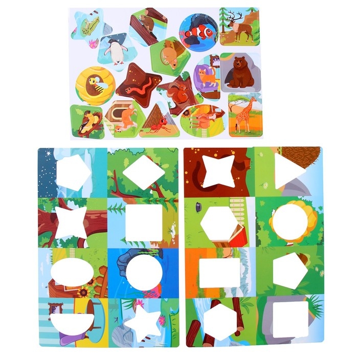 Игра на липучках &laquo;Животные&raquo; (по методике Сегена)