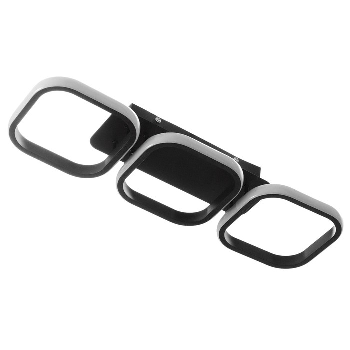 Светильник Светильник "Квадро" LED 33Вт 6000К черный 52,5х17х7 см