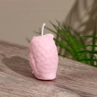 Свеча "Сова" 5х5х6 см, соевый воск МИКС Свеча "Сова" 5х5х6 см, соевый воск МИКС