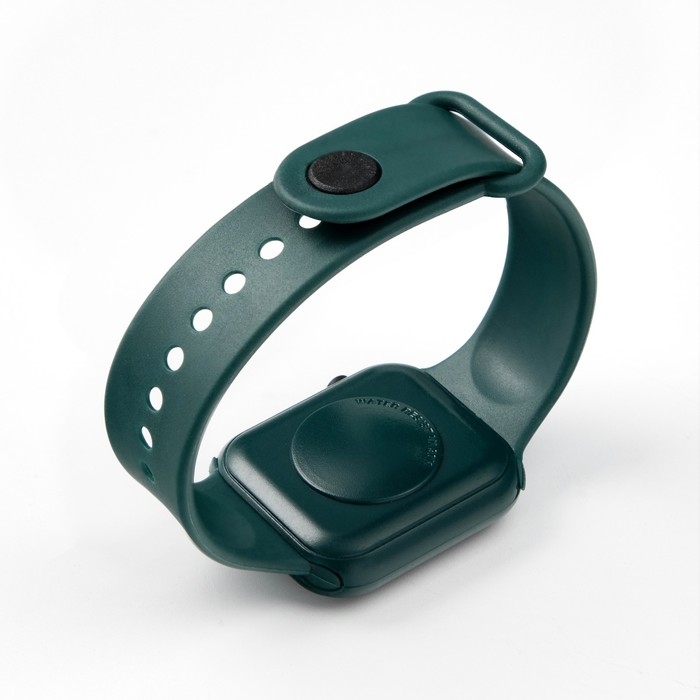 Часы наручные электронные, 3.7 х 3.7 см, календарь, ремешок силикон, зеленые Часы наручные электронные, 3.7 х 3.7 см, календарь, ремешок силикон, зеленые