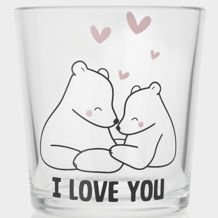Стакан Доляна I love you, 250 мл