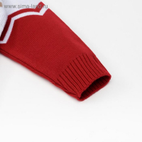 Комбинезон вязаный Крошка Я &laquo;Оленята&raquo;, рост 62-68 см