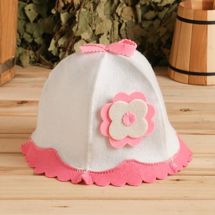 Шапка для бани Шапка для бани "Красотка" шляпка