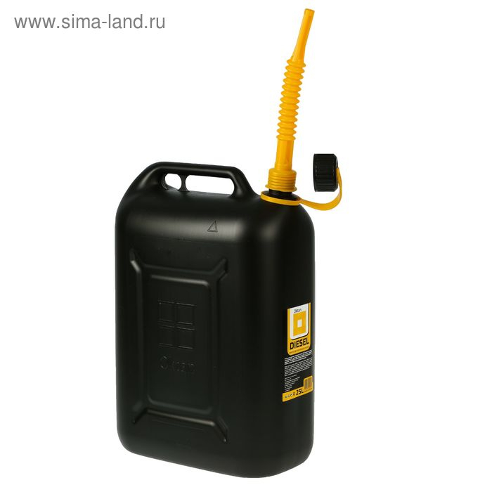 Канистра ГСМ Oktan DIESEL, 25 л, пластиковая, черная Канистра ГСМ Oktan DIESEL, 25 л, пластиковая, черная