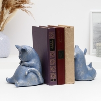 Держатель-подставка для книг "Два кота" набор 2шт, 15см Держатель-подставка для книг "Два кота" набор 2шт, 15см