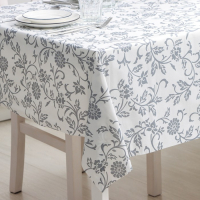 Клеёнка на стол на нетканой основе Доляна &laquo;Цветы&raquo;, ширина 140 см, рулон 20 м, цвет серый