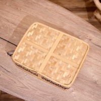 Корзинка плетёная, из бамбука 30х23х8 см