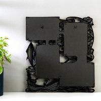 Фоторамка пластик на 4 фото 10х15 см "Рыбалка" золото 37х34х2 см Фоторамка пластик на 4 фото 10х15 см "Рыбалка" золото 37х34х2 см