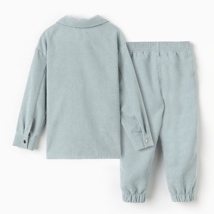 Костюм детский KAFTAN Костюм детский KAFTAN "Velvet", р. 38 (146-152), голубой