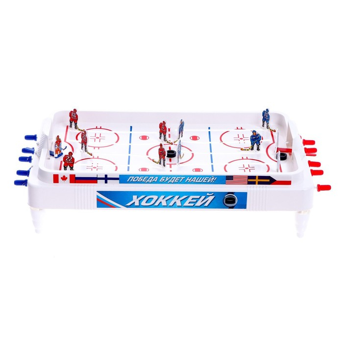 Настольный хоккей &laquo;Весёлый спорт&raquo;, плоские игроки, от 2 игроков, 5+