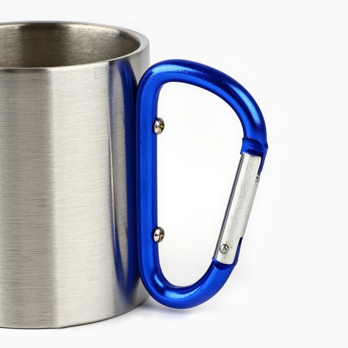 Кружка туристическая с карабином &laquo;Лучший рыбак&raquo;, 180 мл