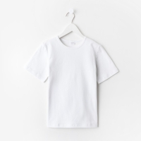 Футболка детская MINAKU цвет белый, рост 122 Футболка детская MINAKU цвет белый, рост 122