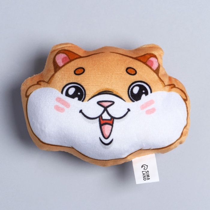 Игрушка для кошек с мятой &laquo;&lrm;Хомячок&raquo;&lrm;, 12 х 9,2 см