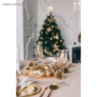 Набор бокалов для вина &laquo;Золотая спираль&raquo;, 350 мл, 2 шт