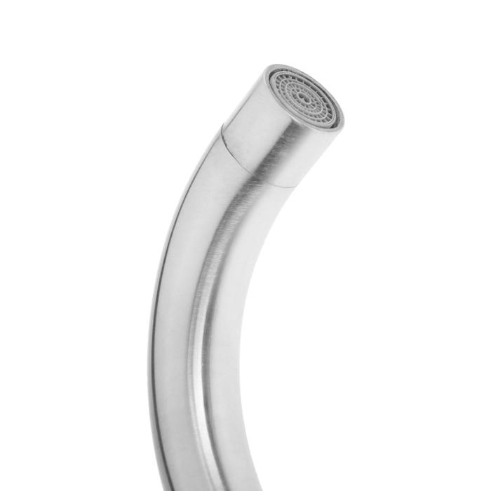 Смеситель для раковины Смеситель для раковины "ОЛИМП" ОС11223, однорычажный, высокий излив, нержавеющая сталь