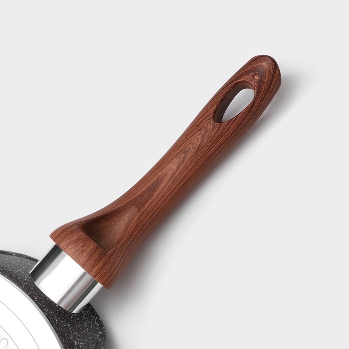 Сковорода блинная Magistro Granit, d=22 см, ручка soft-touch, антипригарное покрытие, индукция, цвет чёрный Сковорода блинная Magistro Granit, d=22 см, ручка soft-touch, антипригарное покрытие, индукция, цвет чёрный