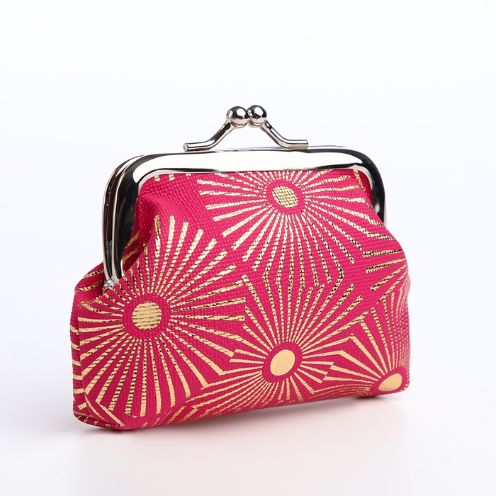 Кошелёк женский на фермуаре, цвет МИКС Кошелёк женский на фермуаре, цвет МИКС