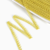 Тесьма &laquo;Фестоны&raquo; жёлтая, шириной 1,3 см, по 50 м