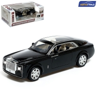 Машина металлическая &laquo;Купе&raquo;, 1:24, открываются двери, капот, багажник, инерция, цвет чёрный