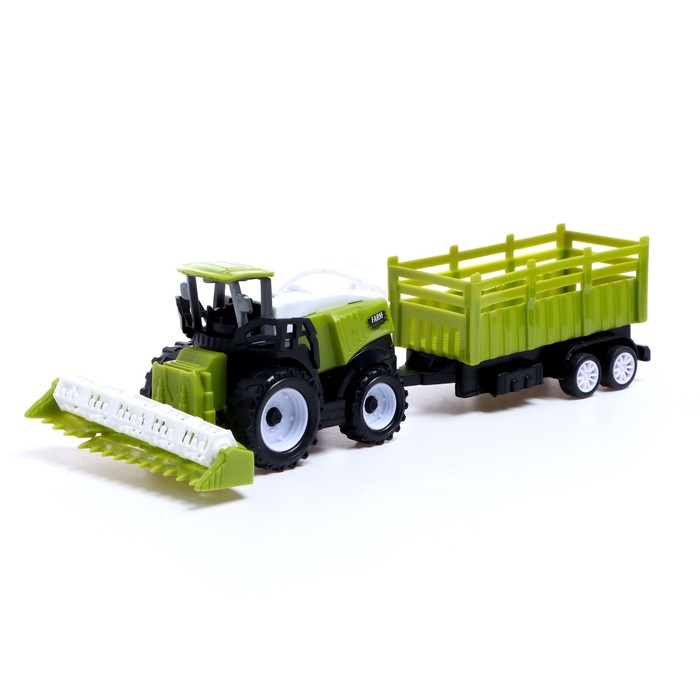 Комбайн инерционный &laquo;Фермер&raquo;, с прицепом