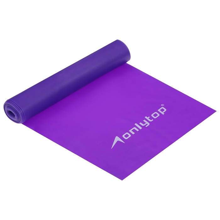 Эспандер ленточный для фитнеса ONLYTOP, 150х15х0,05 см, 20 кг, цвета МИКС Эспандер ленточный для фитнеса ONLYTOP, 150х15х0,05 см, 20 кг, цвета МИКС
