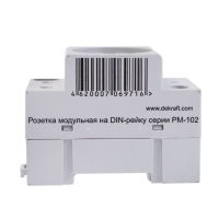 Розетка модульная SE DEKraft, 16 А, 250 В, на DIN-рейку, с з/к, IP20, белая, РМ-102 Розетка модульная SE DEKraft, 16 А, 250 В, на DIN-рейку, с з/к, IP20, белая, РМ-102