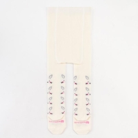 Колготки Крошка Я &laquo;Зайчики&raquo;, цвет молочный, рост 98-104 см