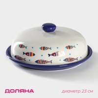 Блинница Доляна &laquo;Емеля&raquo;, d=23 см, цвет белый