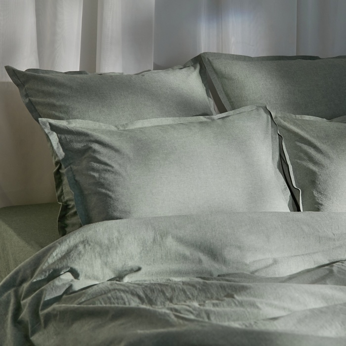 Простыня SL Home Простыня SL Home "Деним" 160*245 см, цв.оливковый, 100% жатый хлопок