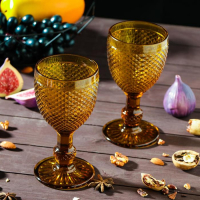 Набор бокалов для вина стеклянный Magistro «Вилеро», 280 мл, 8×16 см, 2 шт, цвет жёлтый Набор бокалов для вина стеклянный Magistro «Вилеро», 280 мл, 8×16 см, 2 шт, цвет жёлтый