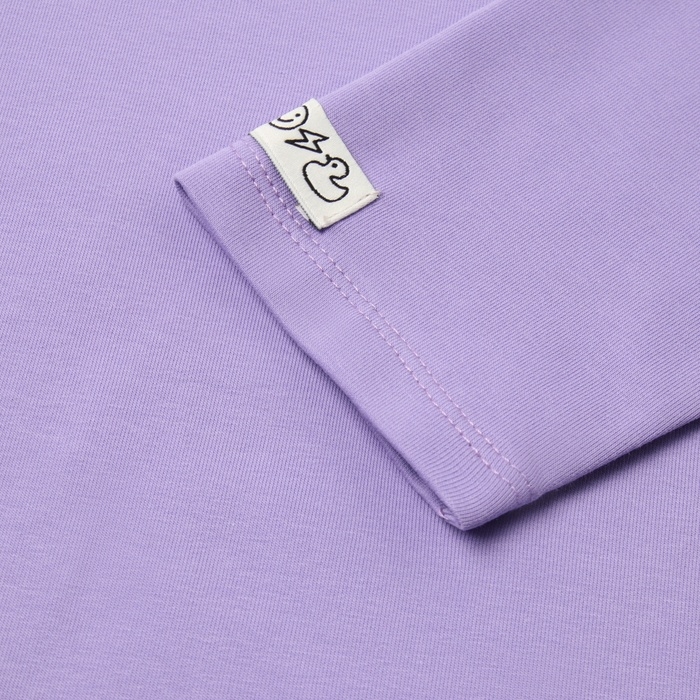 Футболка детская с дл.рукавом KAFTAN, р. 34 (122-128 см), сиреневый Футболка детская с дл.рукавом KAFTAN, р. 34 (122-128 см), сиреневый