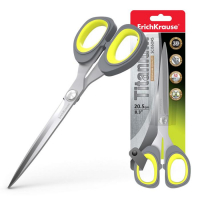 Ножницы ErichKrause Titanium, 20.5 см, ручки с противоскользящими резиновыми вставками Ножницы ErichKrause Titanium, 20.5 см, ручки с противоскользящими резиновыми вставками