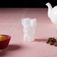 Молд новогодний «Оленёнок», силикон, 6×3×6 см, прозрачный Молд новогодний «Оленёнок», силикон, 6×3×6 см, прозрачный