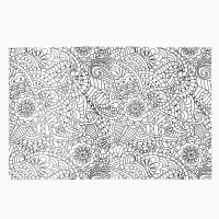 Ежедневник-смешбук с раскраской антистресс &laquo;365 творческий дней&raquo;, А5 80 листов