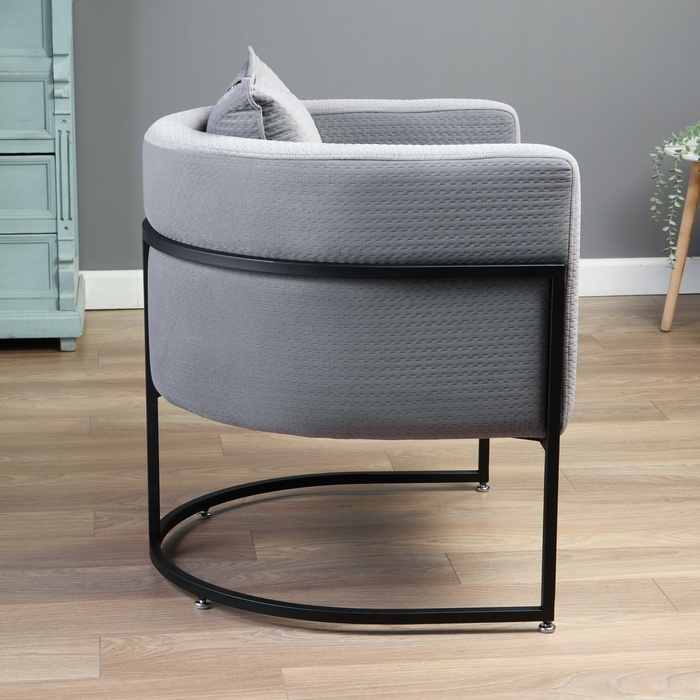 Стул "Грегор" Графит/Чёрный