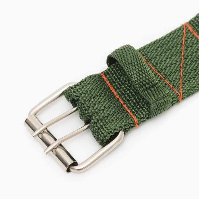 Ошейник четырехслойный, 64 х 4 см, ОШ 50-58 см, полиэстер, зелёный Ошейник четырехслойный, 64 х 4 см, ОШ 50-58 см, полиэстер, зелёный