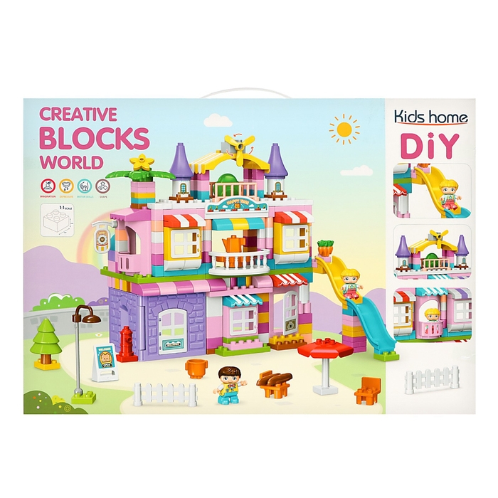 Конструктор &laquo;Чудесный дом&raquo;, 2 варианта сборки, 230 деталей