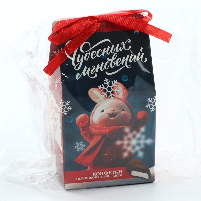 Новый год! Конфеты в коробке «Чудесных мгновений», 60 г Новый год! Конфеты в коробке «Чудесных мгновений», 60 г