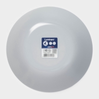 Тарелка глубокая Luminarc DIWALI GRANITE, d=20 см, стеклокерамика, серая Тарелка глубокая Luminarc DIWALI GRANITE, d=20 см, стеклокерамика, серая