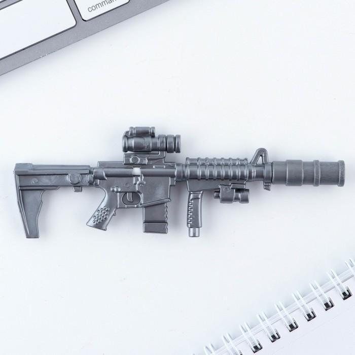 Ручка прикол шариковая синяя паста гранатомет &laquo;Вижу цель&raquo; пластик 0,5 мм