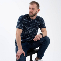 Футболка SL Tropic black, 48, чёрный