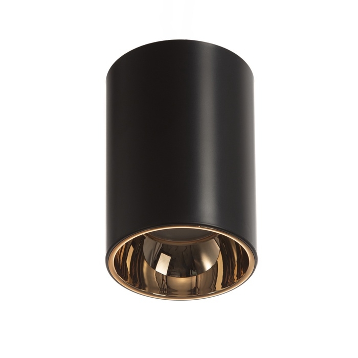 Светильник Светильник "Рулл" GU10 10Вт черно-золотой 7,3х7,3х10,3 см