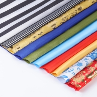 Набор лоскутов №1 для рукоделия, атлас, 10 видов, 50 &times; 50см