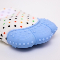 Прорезыватель рукавичка &laquo;Малыш&raquo;, на липучке, цвет синий, Крошка Я