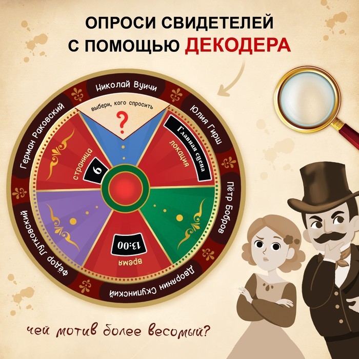 Книга-квест &laquo;Тайна сорванной премьеры. Раскрой это дело с помощью декодера&raquo;